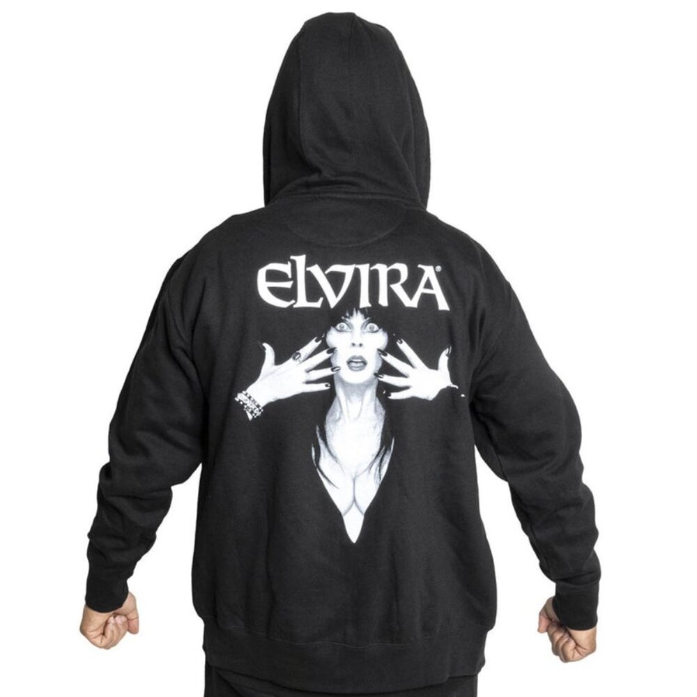 Elvira Classic Logo Black Hoodie S- M-L-XL-2XL-3XL NWT